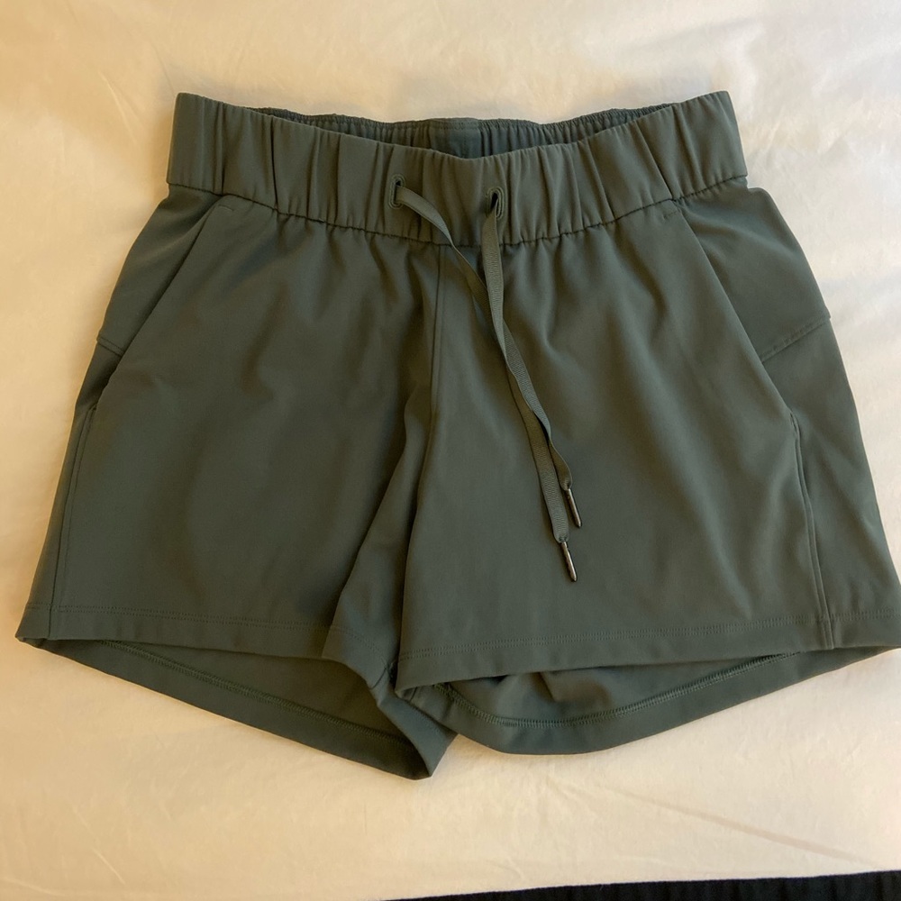 Lululemon Army Green Shorts